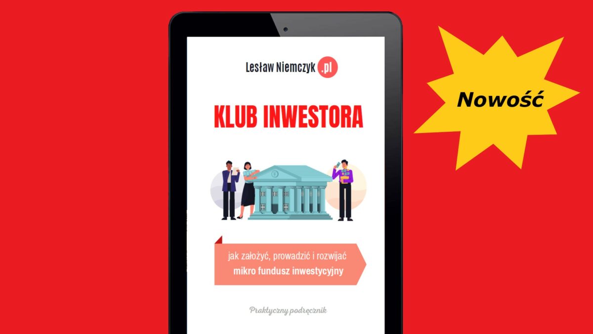 EBOOK (PDF): Klub inwestora, jak założyć, prowadzić i rozwijać mikro fundusz inwestycyjny (130 str. A4)