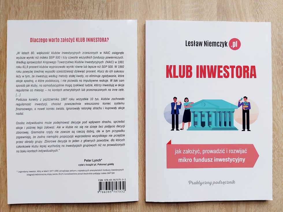 Książka: Klub inwestora (okładka miękka, 124 str. A4)